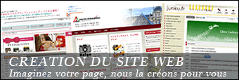 creation du site web