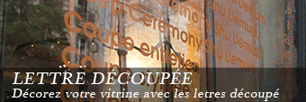 lettre découpée